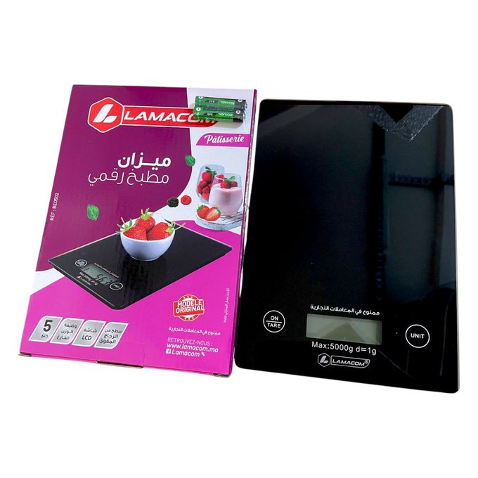 ميزان مطبخ رقمي LAMACOM – الدقة فالقياس، النجاح فالطبخ - الصورة 3