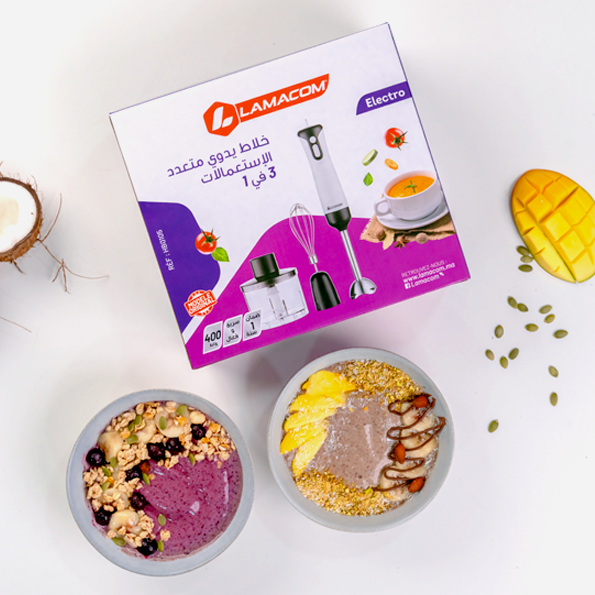 خلاط يدوي متعدد الاستعمالات 3 في 1 – LAMACOM